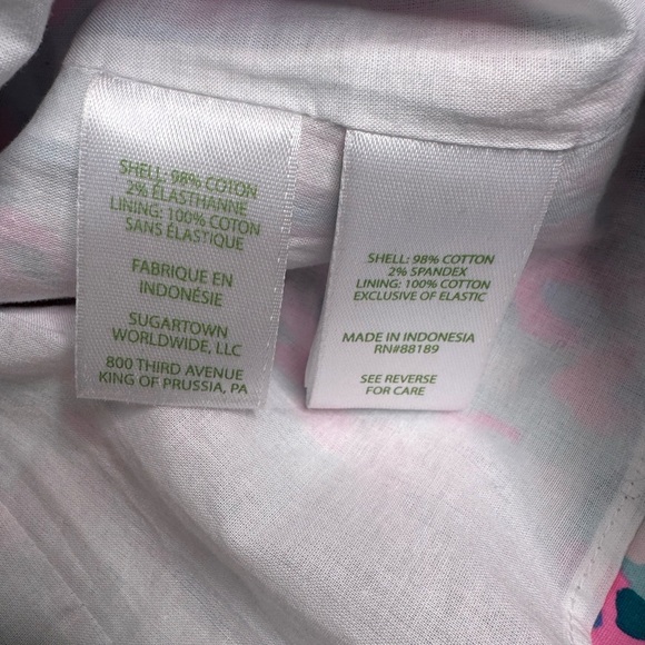 Lilly Pulitzer Bitsy Blouse Top Hottie Dottie Preppy Resortwear Vacation - Picture 5 of 8